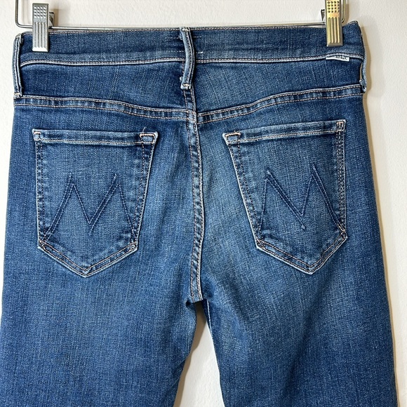 MOTHER Jeans The Runaway Fray in Girl Crush | Size 28 | Flare Raw Hem - Picture 13 of 16